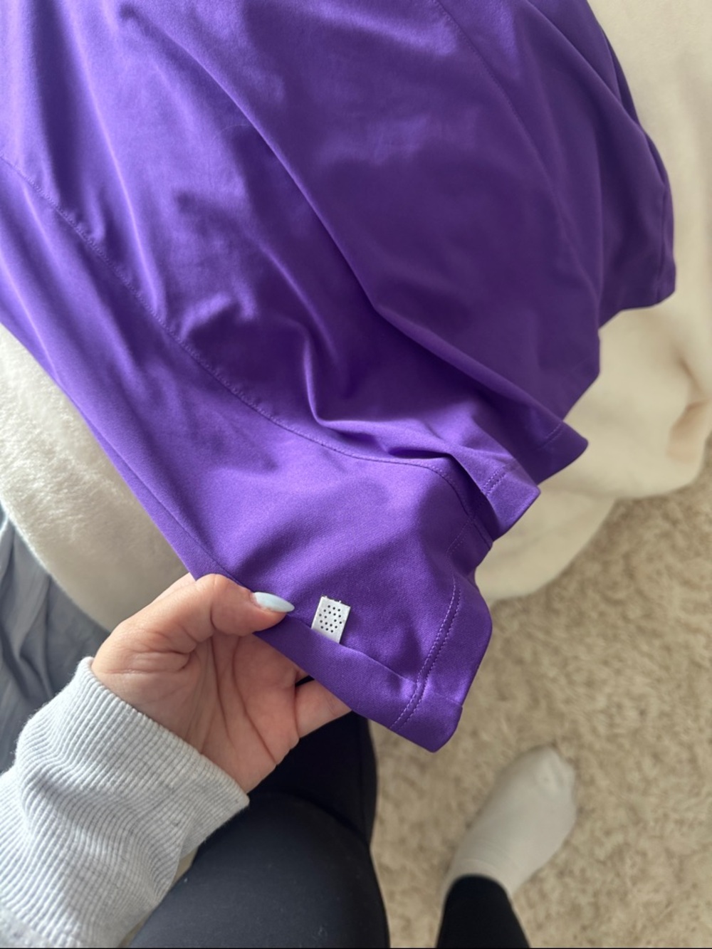 Puma Purple Short Sleeve Golf Polo - Picture 4 of 4